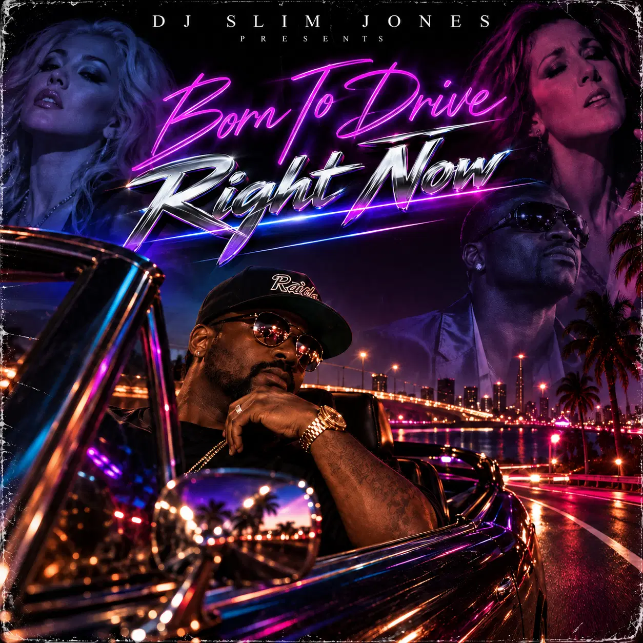 Born To Drive Right Now ft Lady Gaga, Celine Dion, and Akon artwork