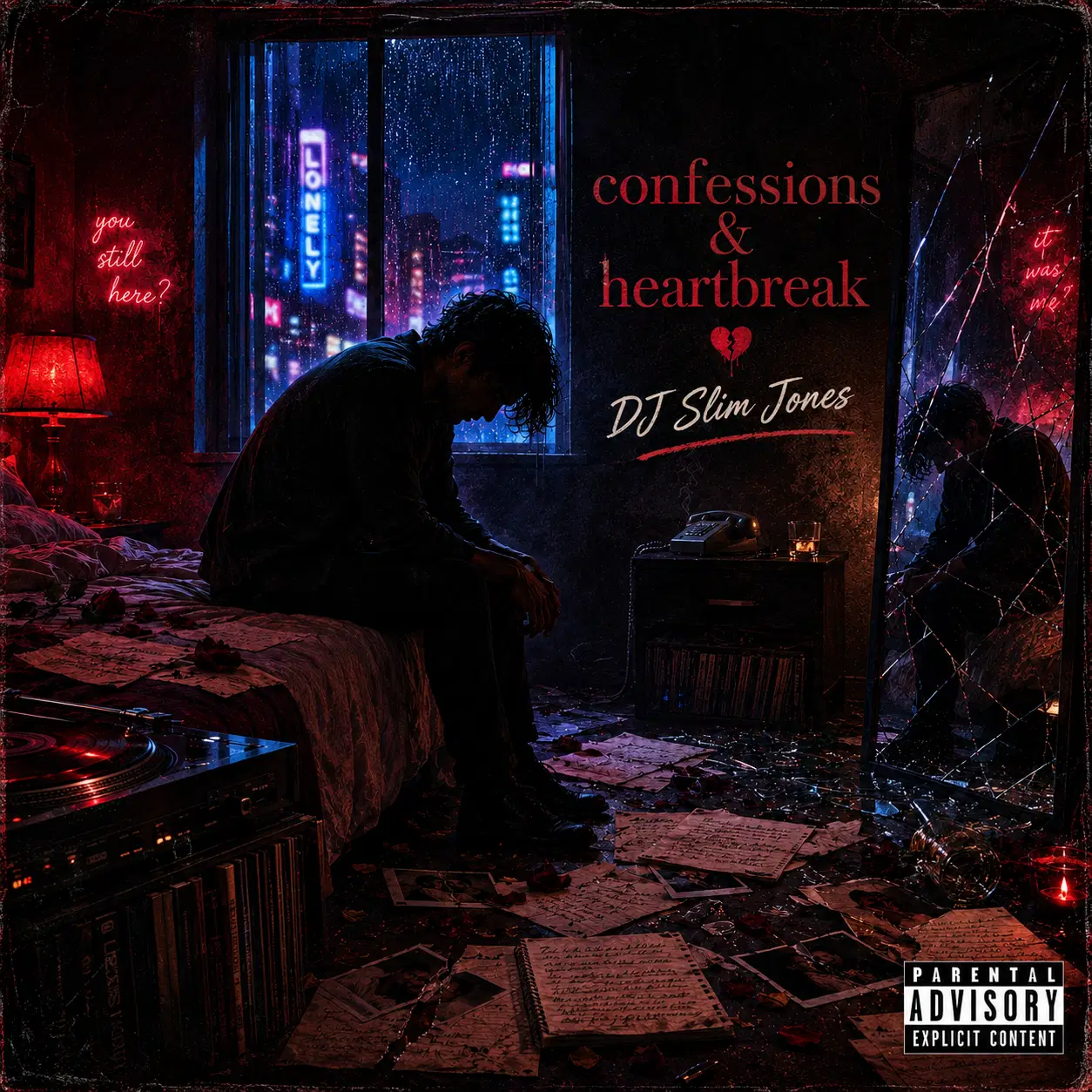 Audiomack artwork for confessions & heartbreak by Dj Slim Jones